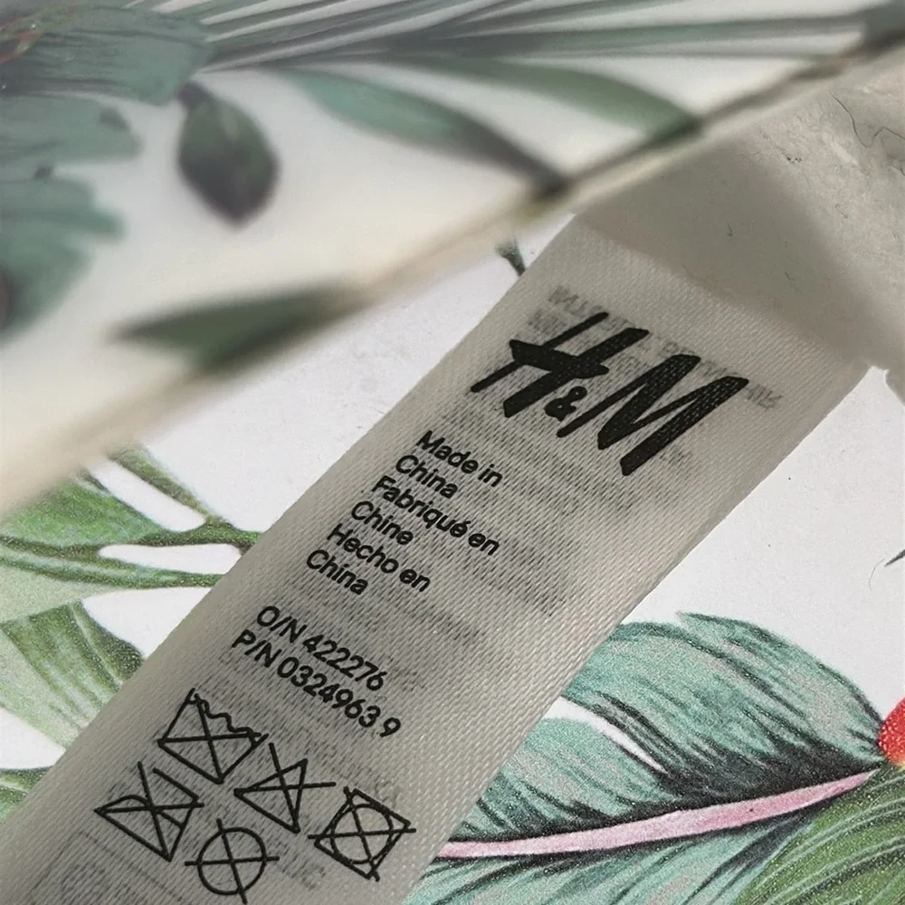 H&M tropical print glasses/sunglasses case